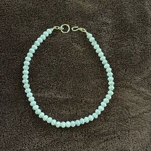 Kendra Scott gold and ivory beaded necklace